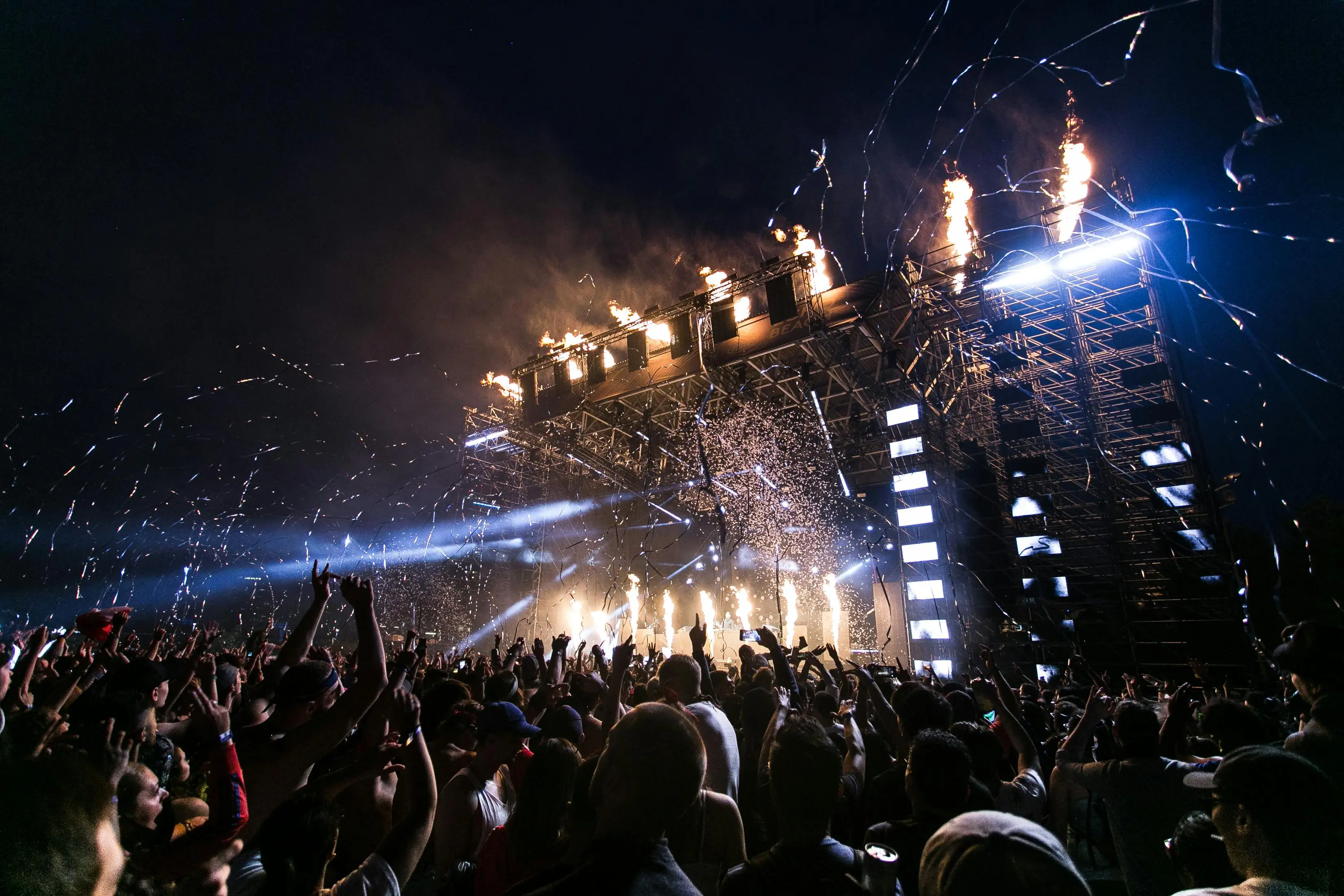 Ultra Miami festival crowd near Bayfront Park